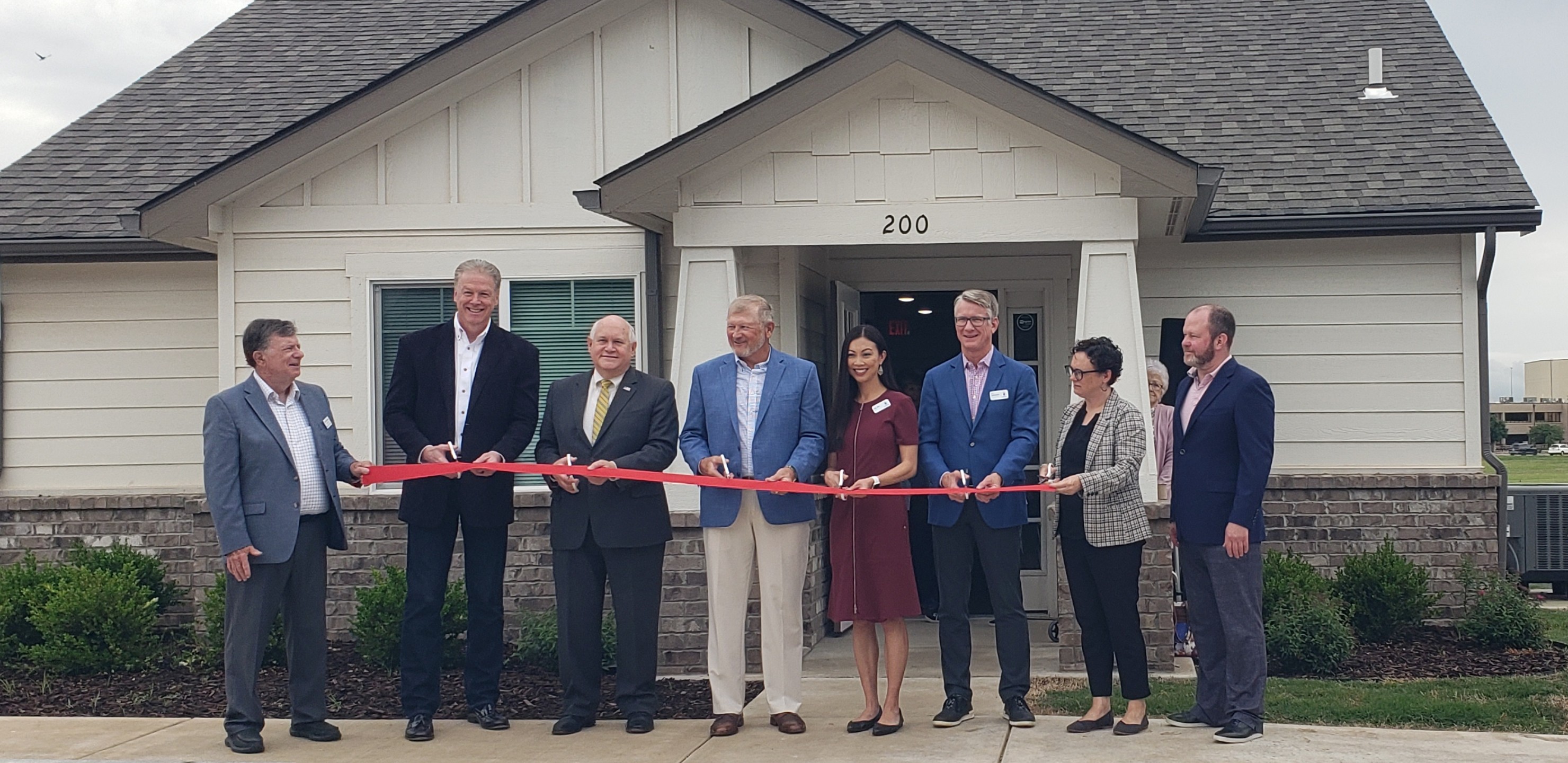 Central Landing ribbon-cutting ceremony